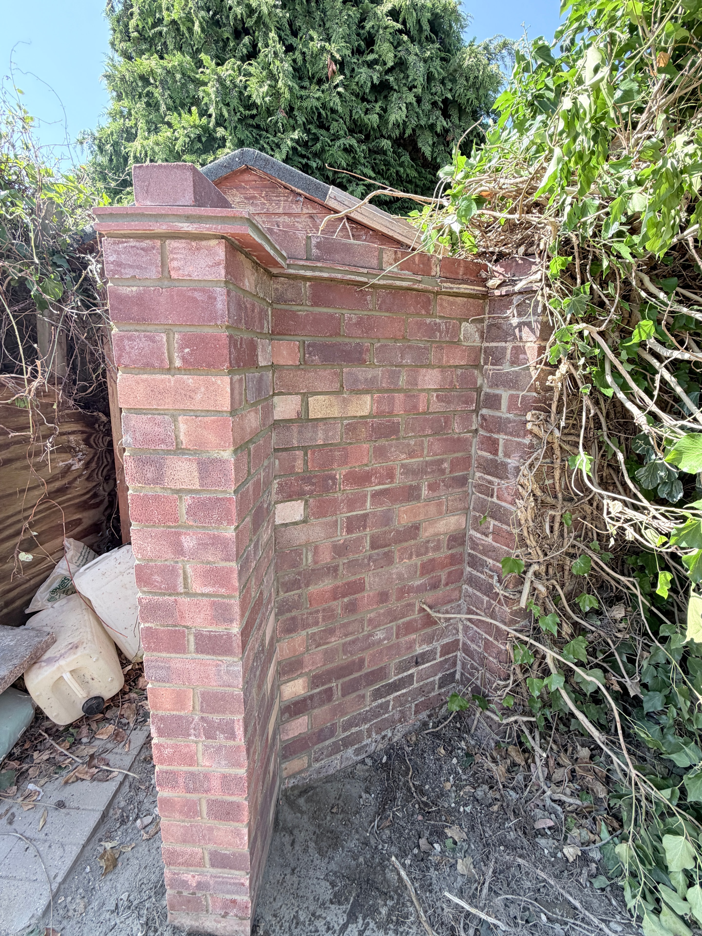 Brick Garden Seat